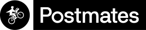 logo for postmates with logo and text